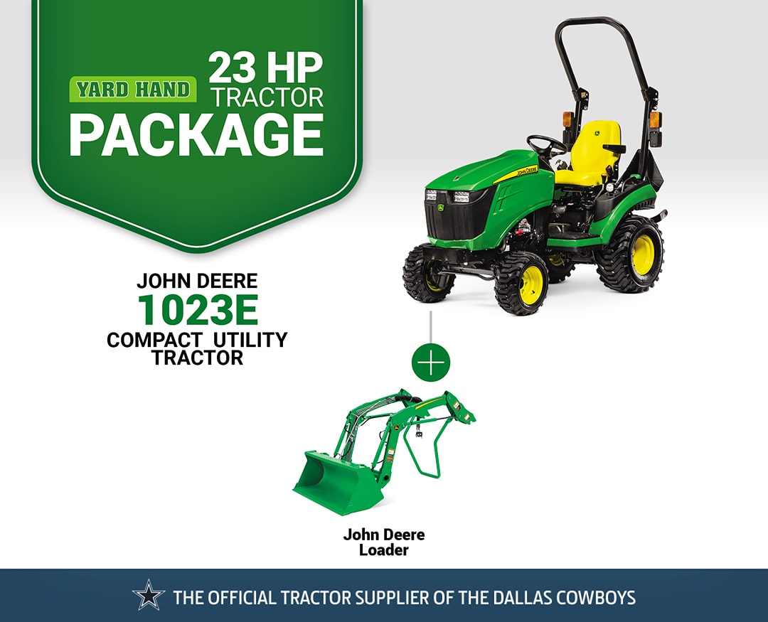 Yard Hand: 1023E (23+ hp) Tractor Package Special