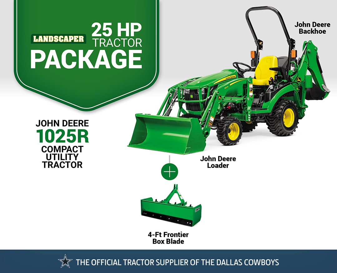 Landscaper: 1025R (25 hp) Tractor Package Special