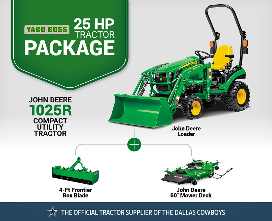 Yard Boss: 1025R (25 hp) Tractor Package Special