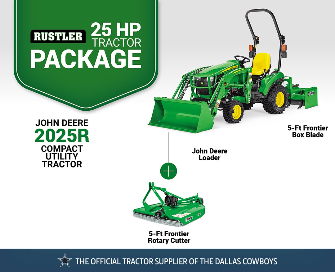 Rustler: 2025R (25 hp) Tractor Package Special