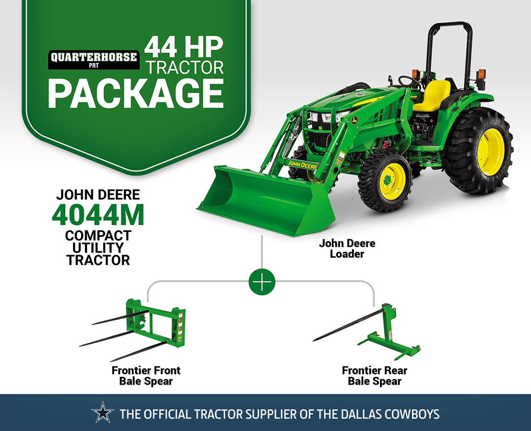 Quarter Horse PRT: 4044M (45 hp*) Tractor Package Special