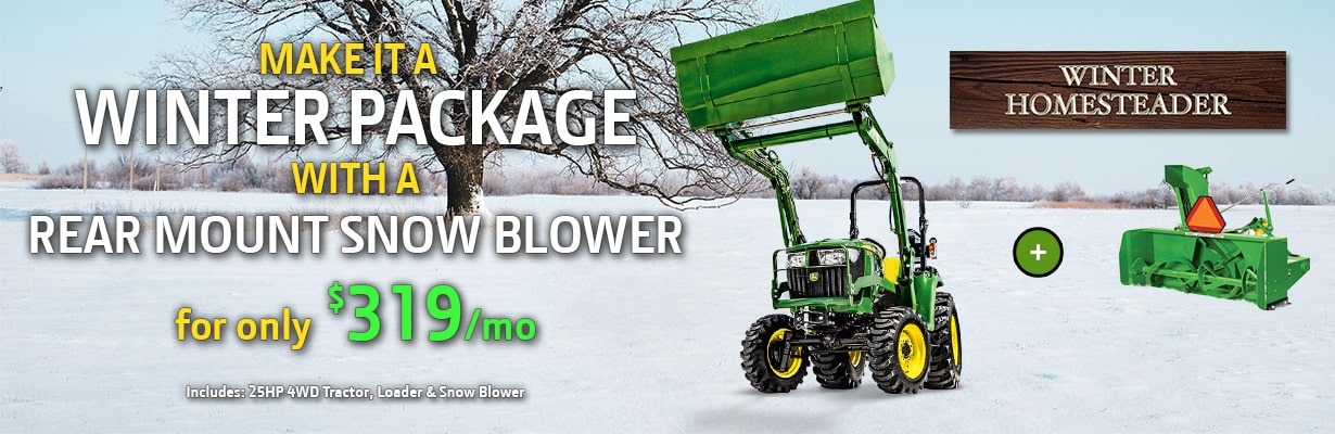 Winter Homesteader 3025E Tractor Package