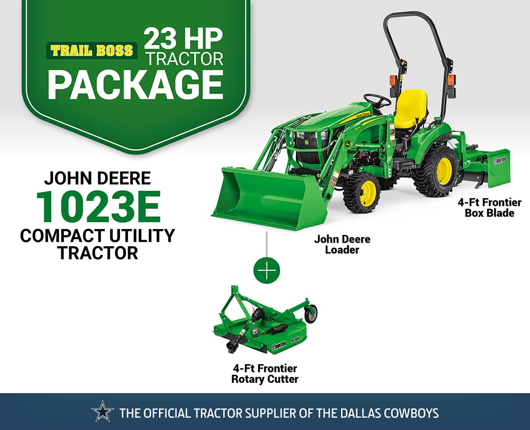 Trail Boss: 1023E (23+ hp) Tractor Package Special